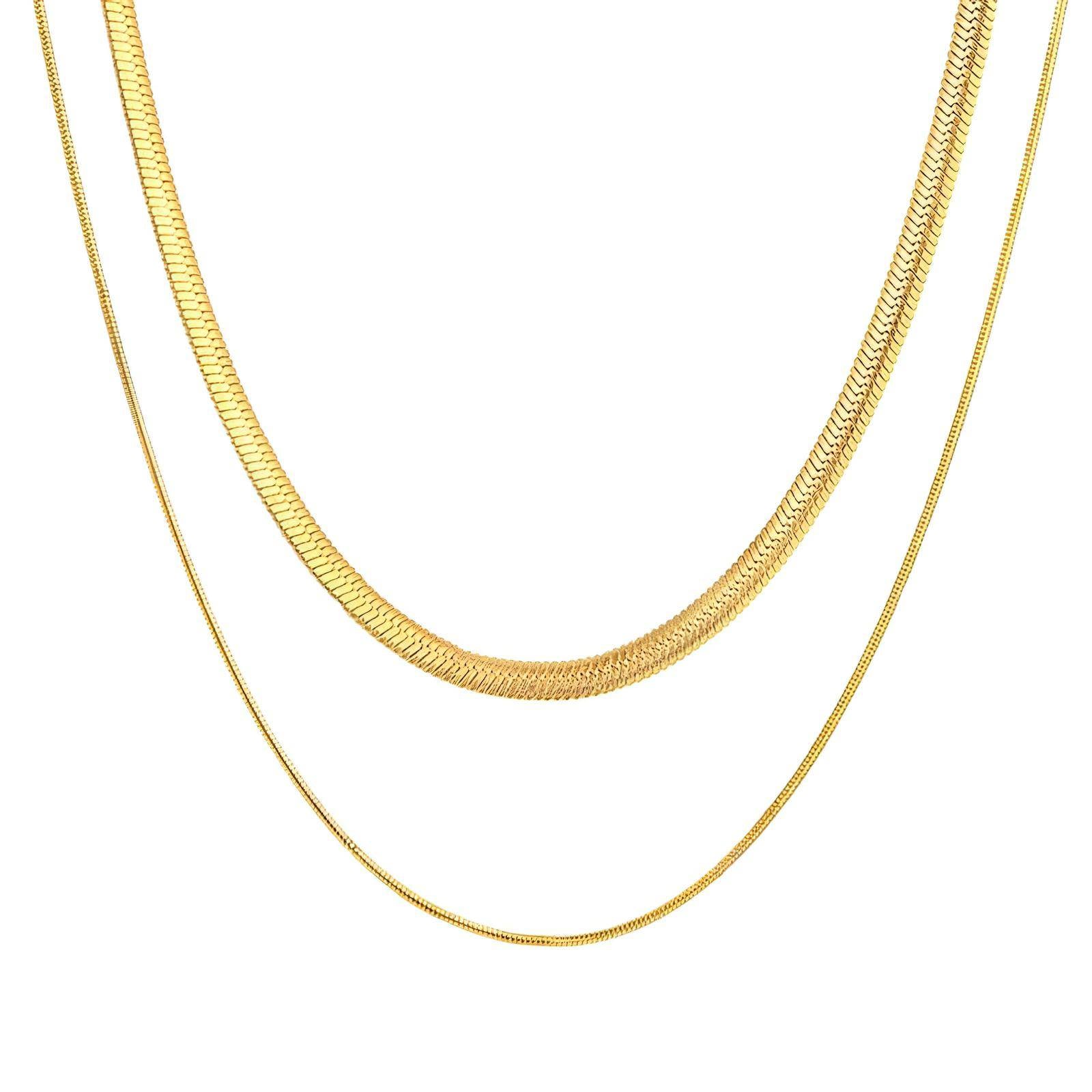 18K gold plated Stainless steel necklace, Intensity - The Best Accessory