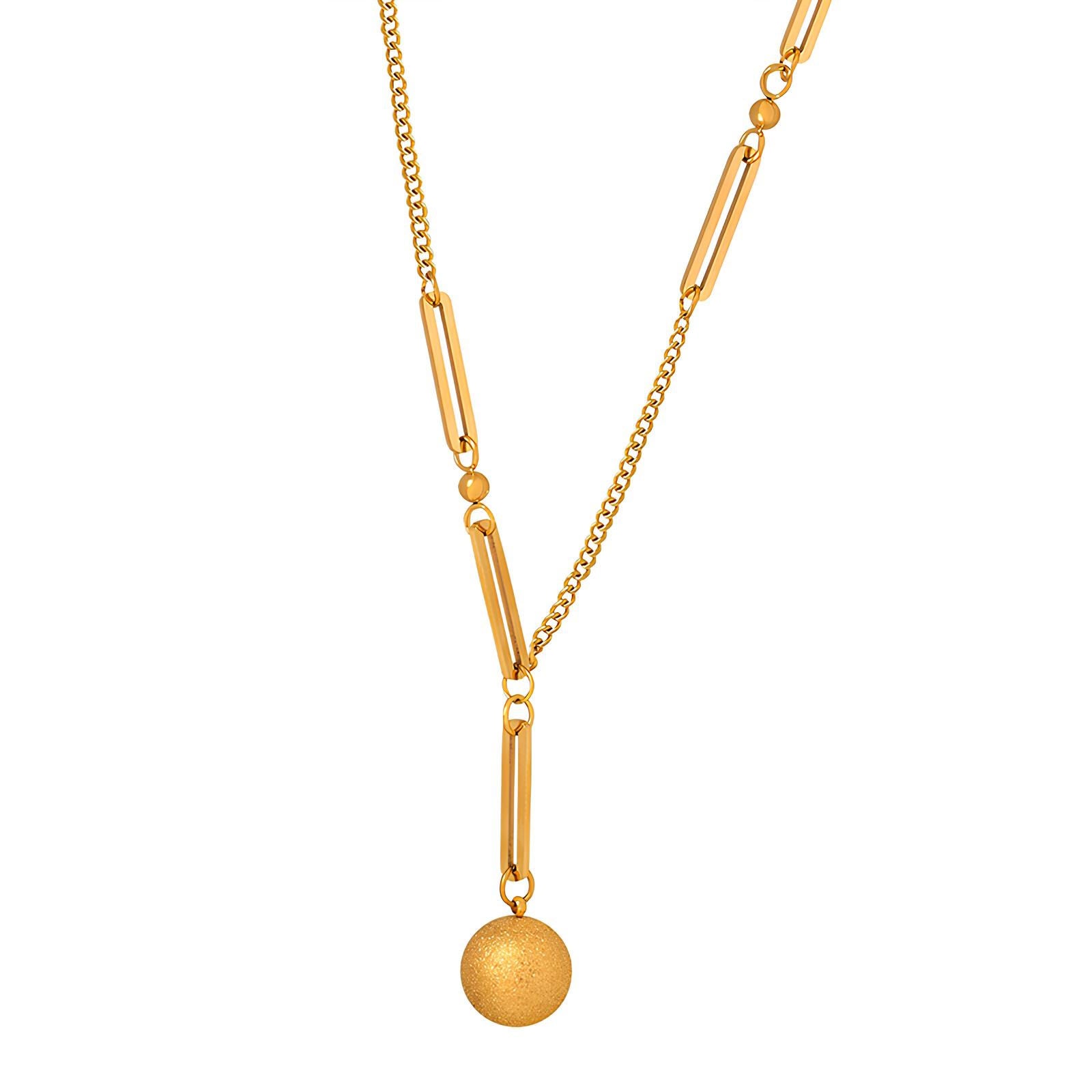 18K gold plated Stainless steel necklace, Intensity - The Best Accessory