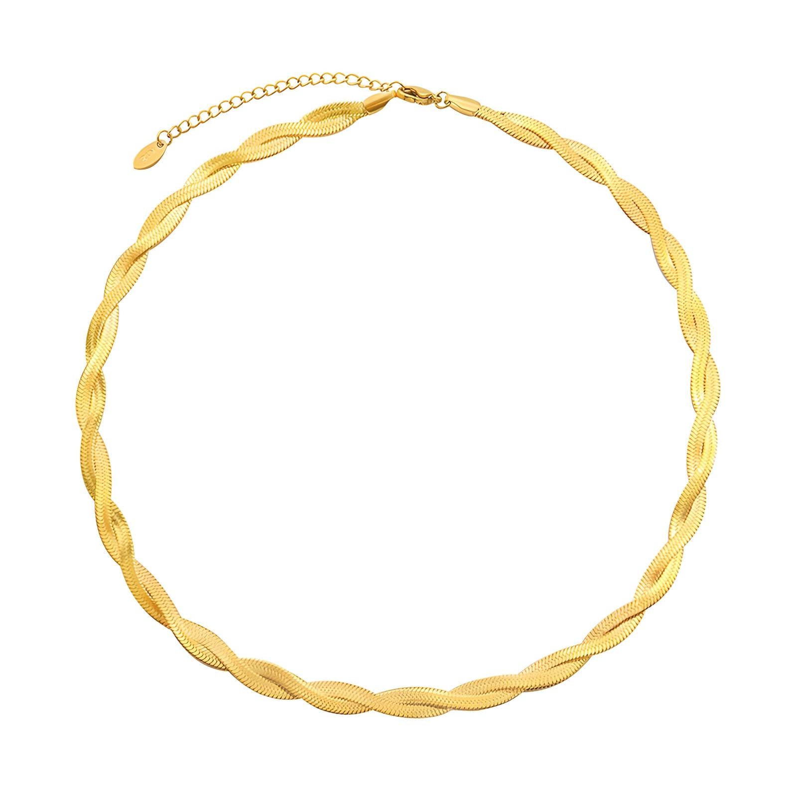 18K gold plated Stainless steel necklace, Intensity - The Best Accessory
