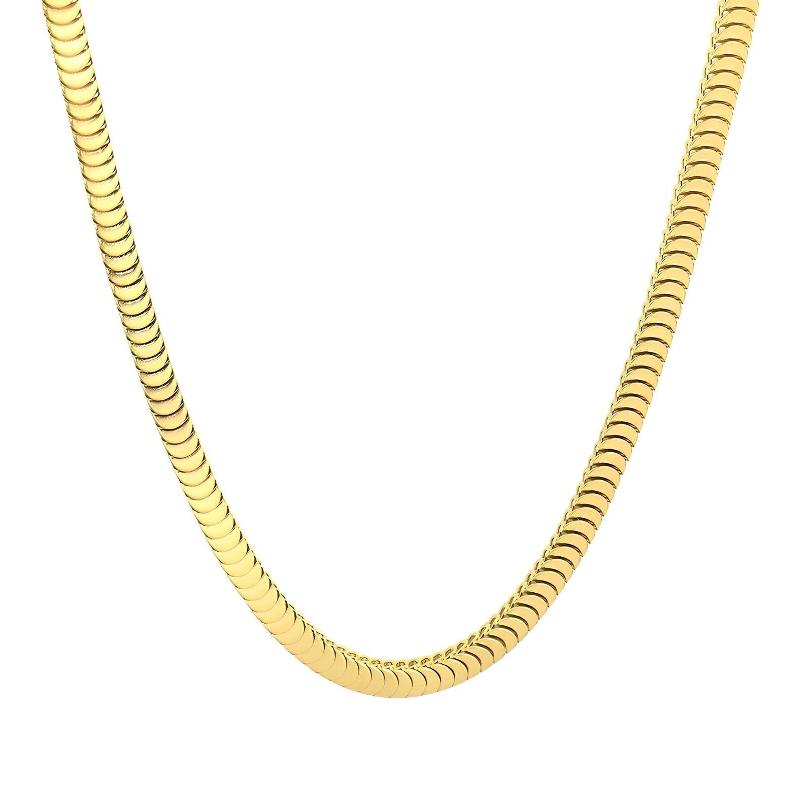 18K gold plated Stainless steel necklace, Intensity - The Best Accessory