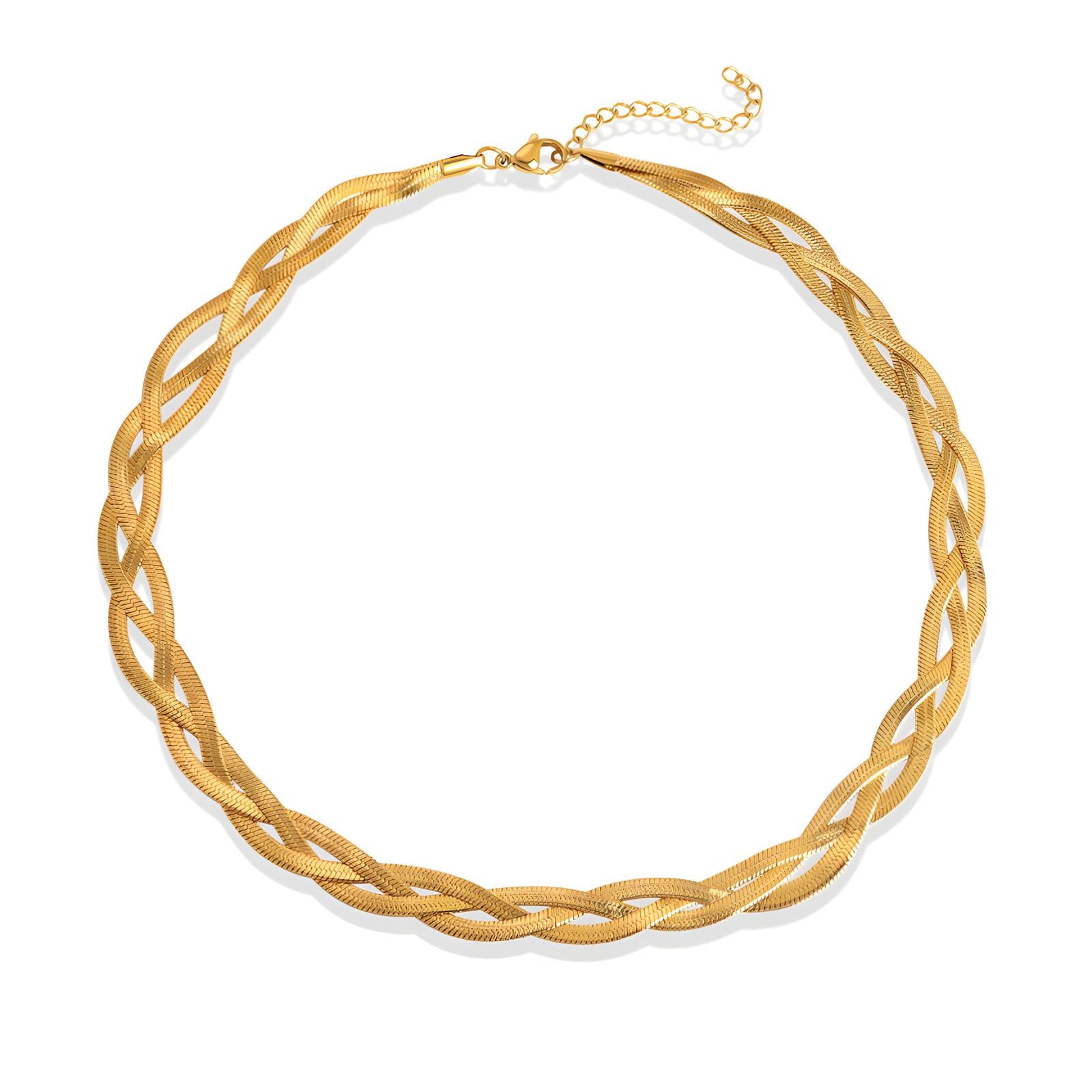 18K gold plated Stainless steel necklace, Intensity - The Best Accessory