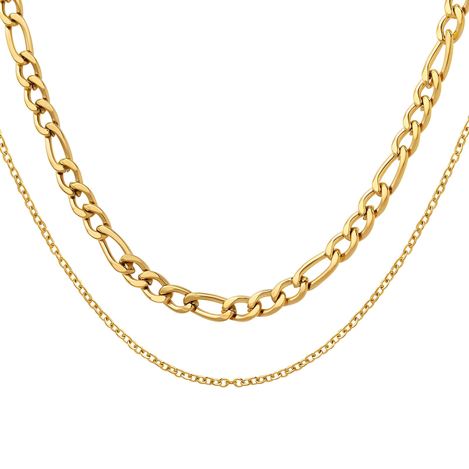 18K gold plated Stainless steel necklace, Intensity - The Best Accessory