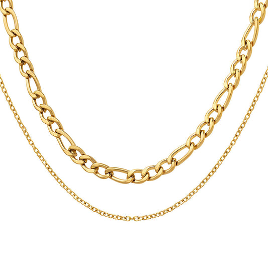 18K gold plated Stainless steel necklace, Intensity - The Best Accessory