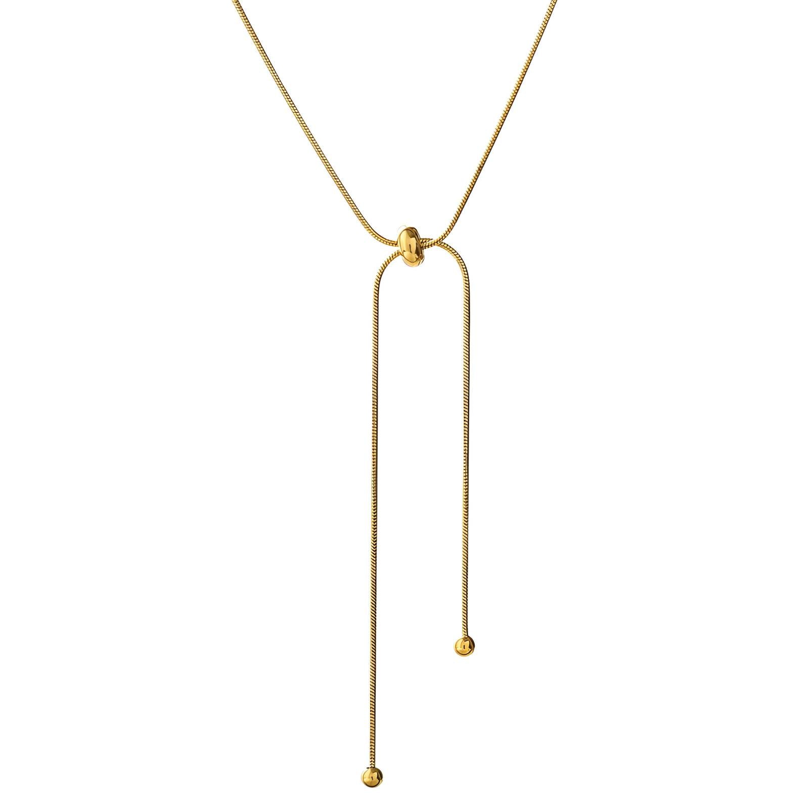 18K gold plated Stainless steel necklace, Intensity - The Best Accessory
