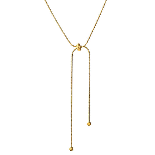 18K gold plated Stainless steel necklace, Intensity - The Best Accessory