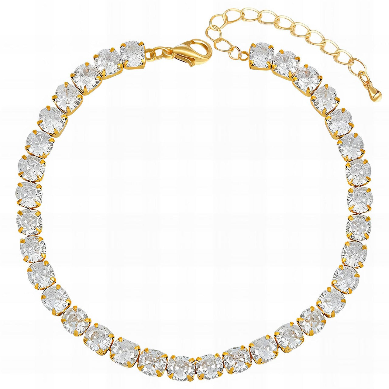 18K gold plated Stainless steel  Tennis bracelet, Intensity - The Best Accessory