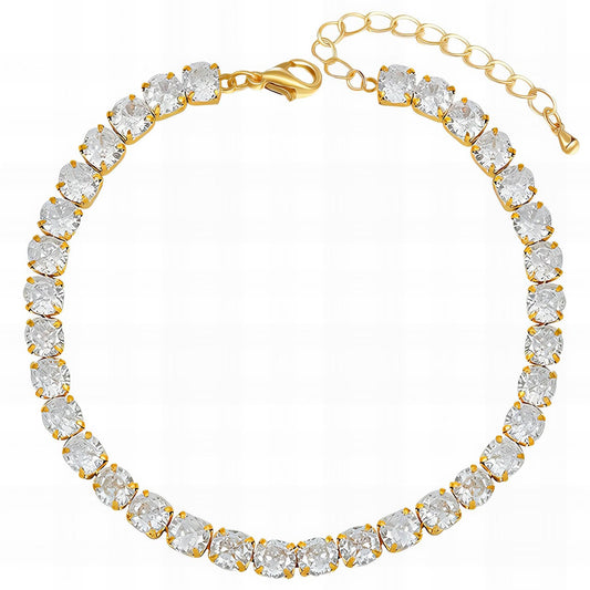 18K gold plated Stainless steel  Tennis bracelet, Intensity - The Best Accessory