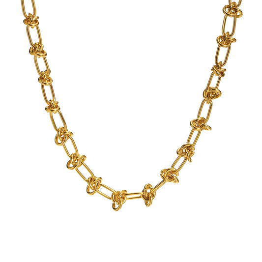18K gold plated Stainless steel necklace, Intensity - The Best Accessory