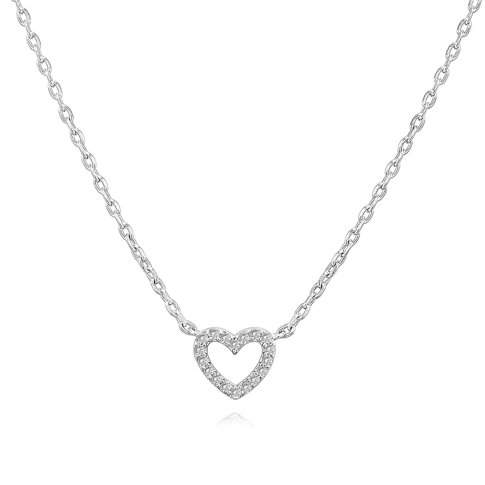 Stainless steel  Hearts necklace, Intensity - The Best Accessory