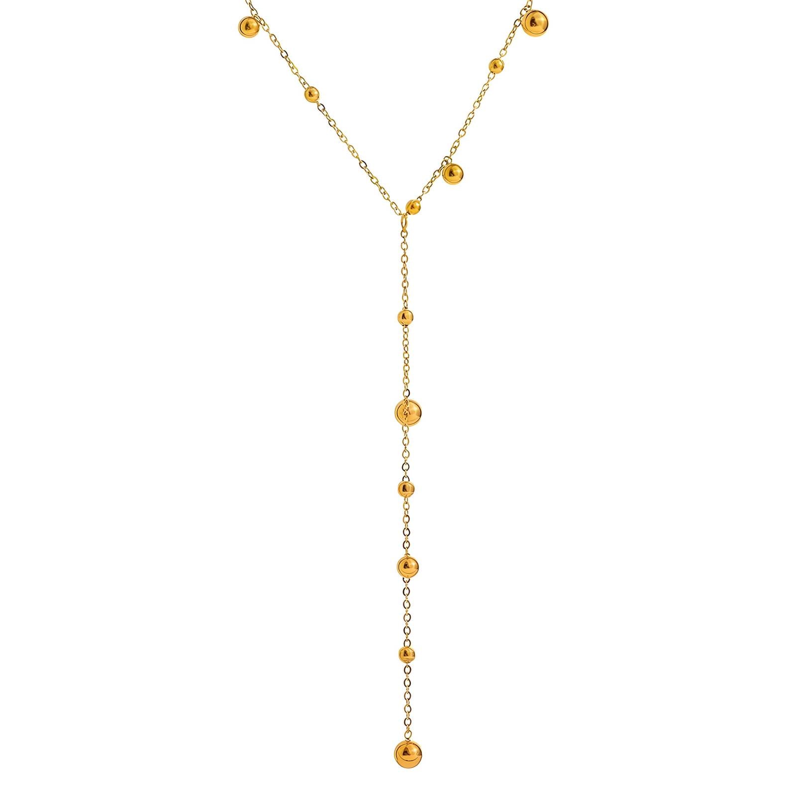 18K gold plated Stainless steel necklace, Intensity - The Best Accessory