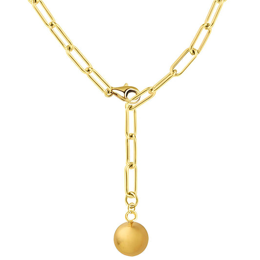 18K gold plated Stainless steel necklace, Intensity - The Best Accessory