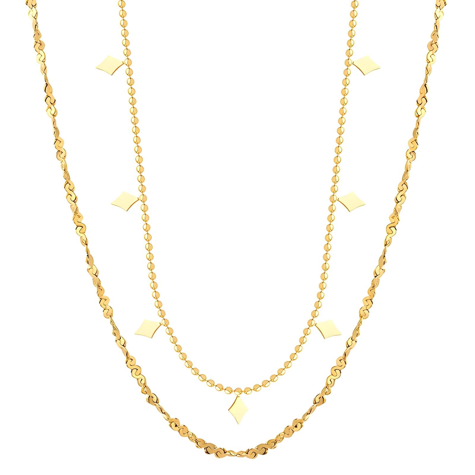 18K gold plated Stainless steel necklace, Intensity - The Best Accessory
