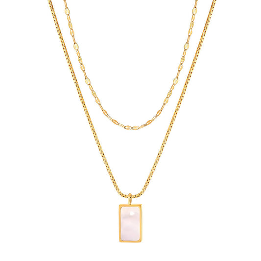 18K gold plated Stainless steel necklace, Intensity - The Best Accessory