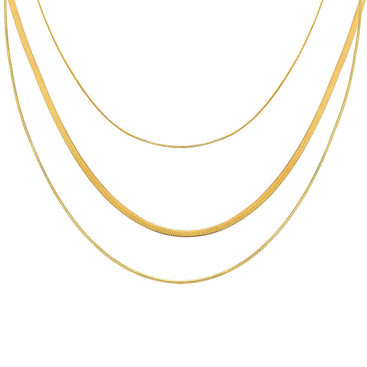 18K gold plated Stainless steel necklace, Intensity - The Best Accessory