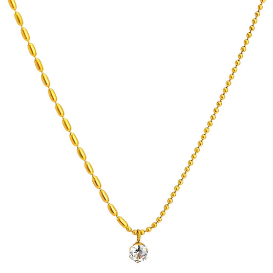18K gold plated Stainless steel necklace, Intensity - The Best Accessory