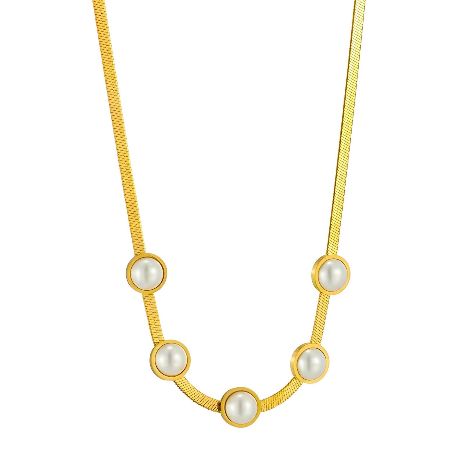 18K gold plated Stainless steel necklace, Intensity - The Best Accessory