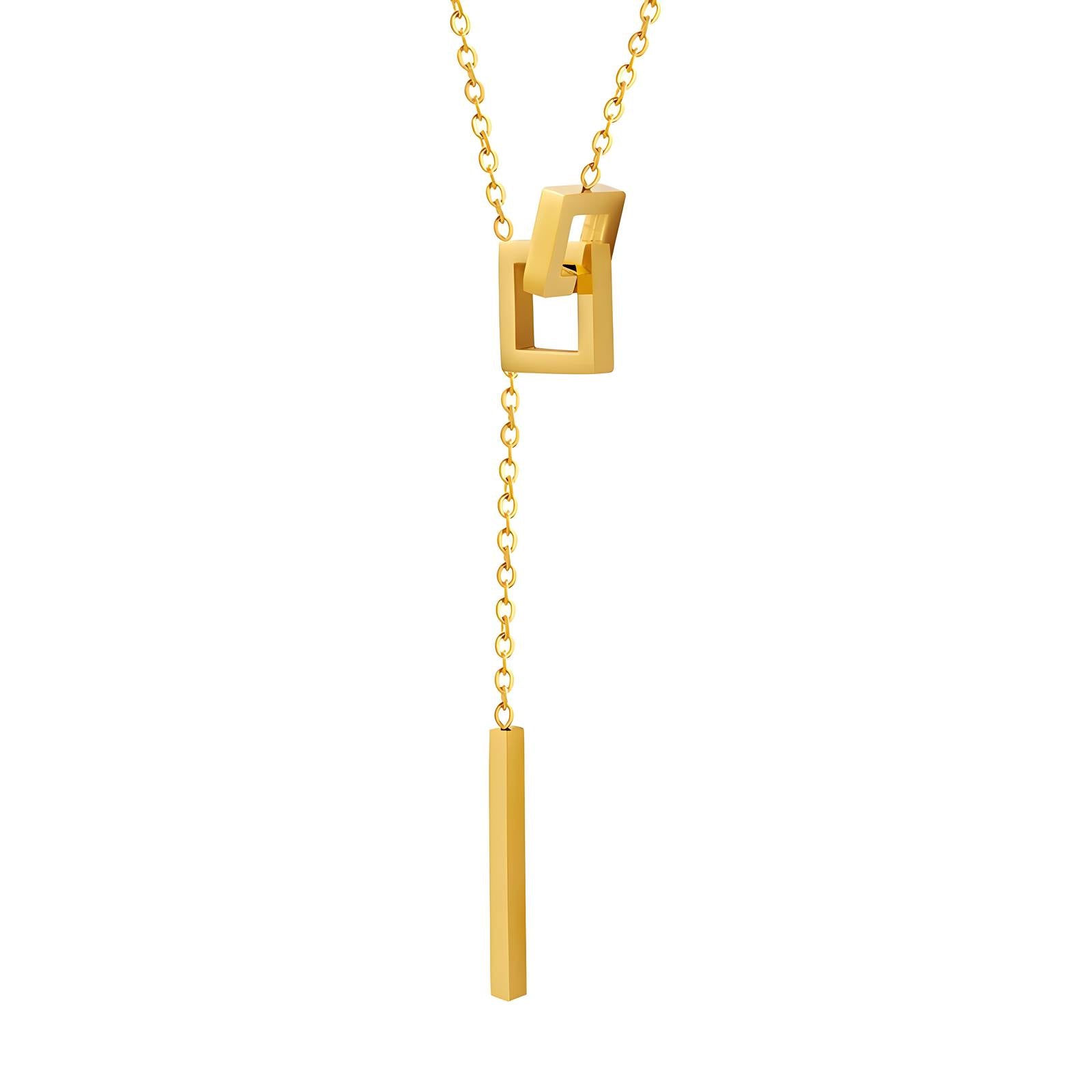 18K gold plated Stainless steel necklace, Intensity - The Best Accessory