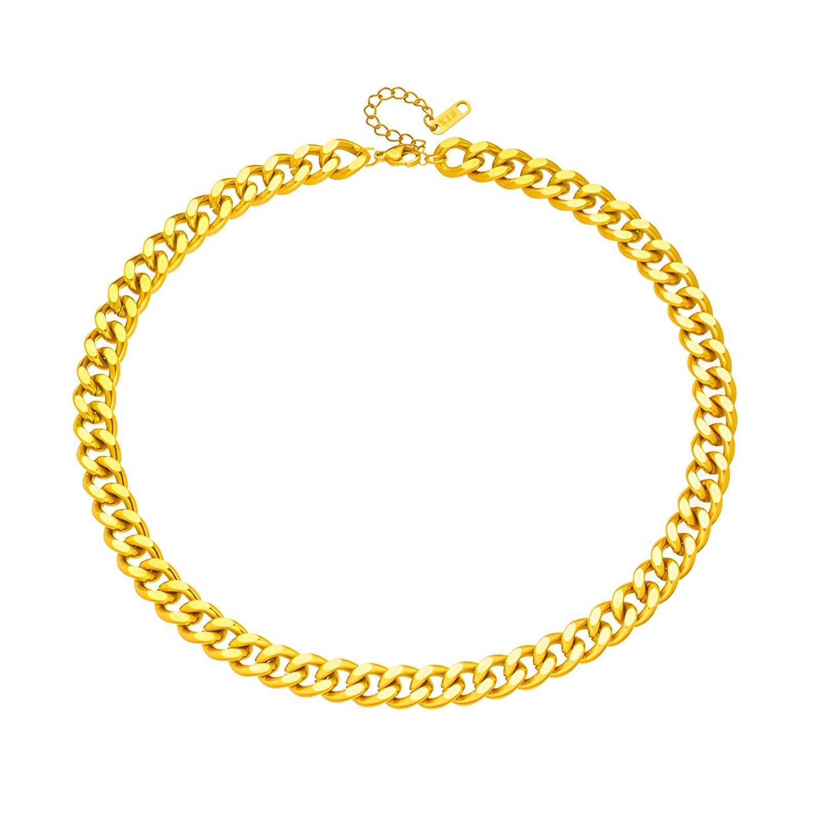 18K gold plated Stainless steel necklace, Intensity - The Best Accessory