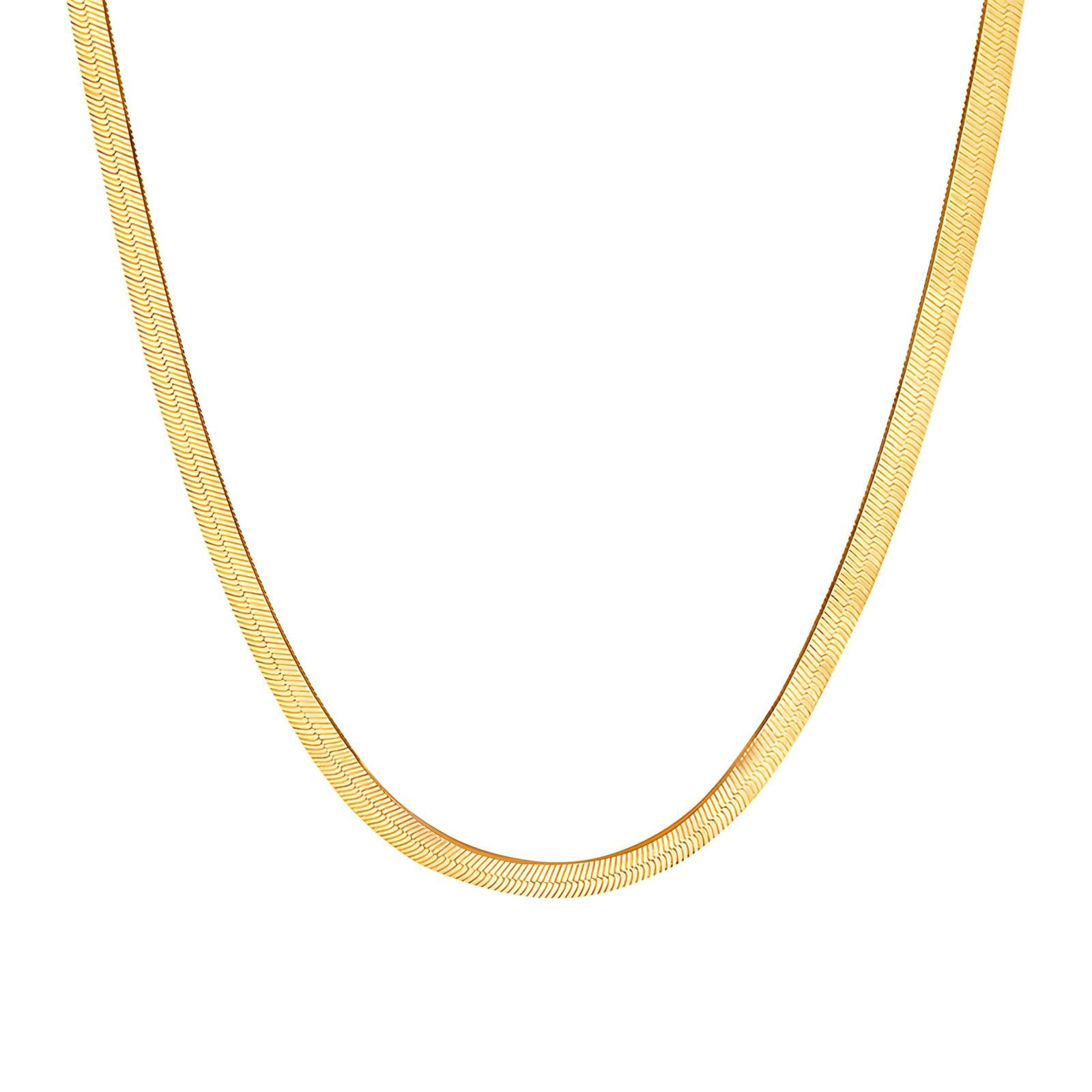 18K gold plated Stainless steel necklace, Intensity - The Best Accessory