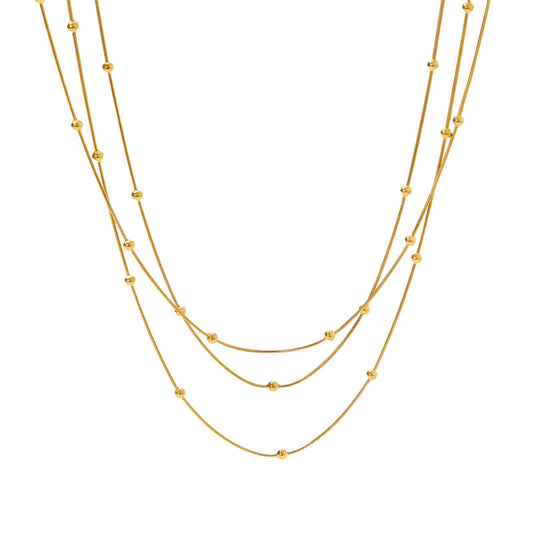 18K gold plated Stainless steel necklace, Intensity - The Best Accessory
