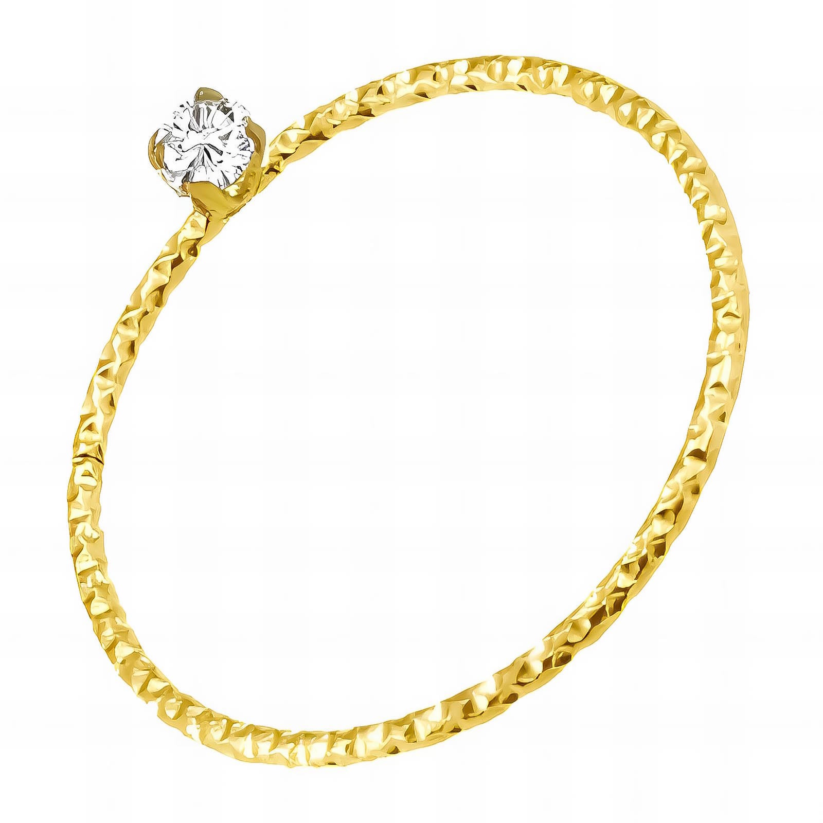 18K gold plated Stainless steel finger ring, Intensity - The Best Accessory