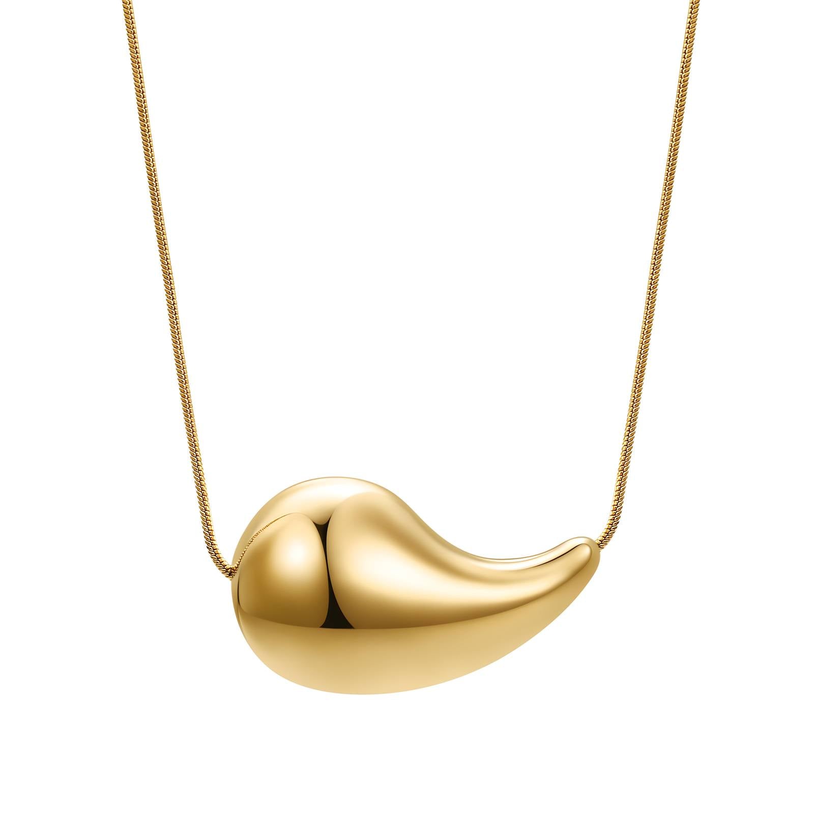 18K gold plated Stainless steel necklace, Intensity - The Best Accessory