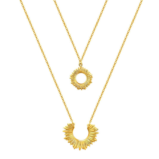 18K gold plated Stainless steel necklace, Intensity - The Best Accessory