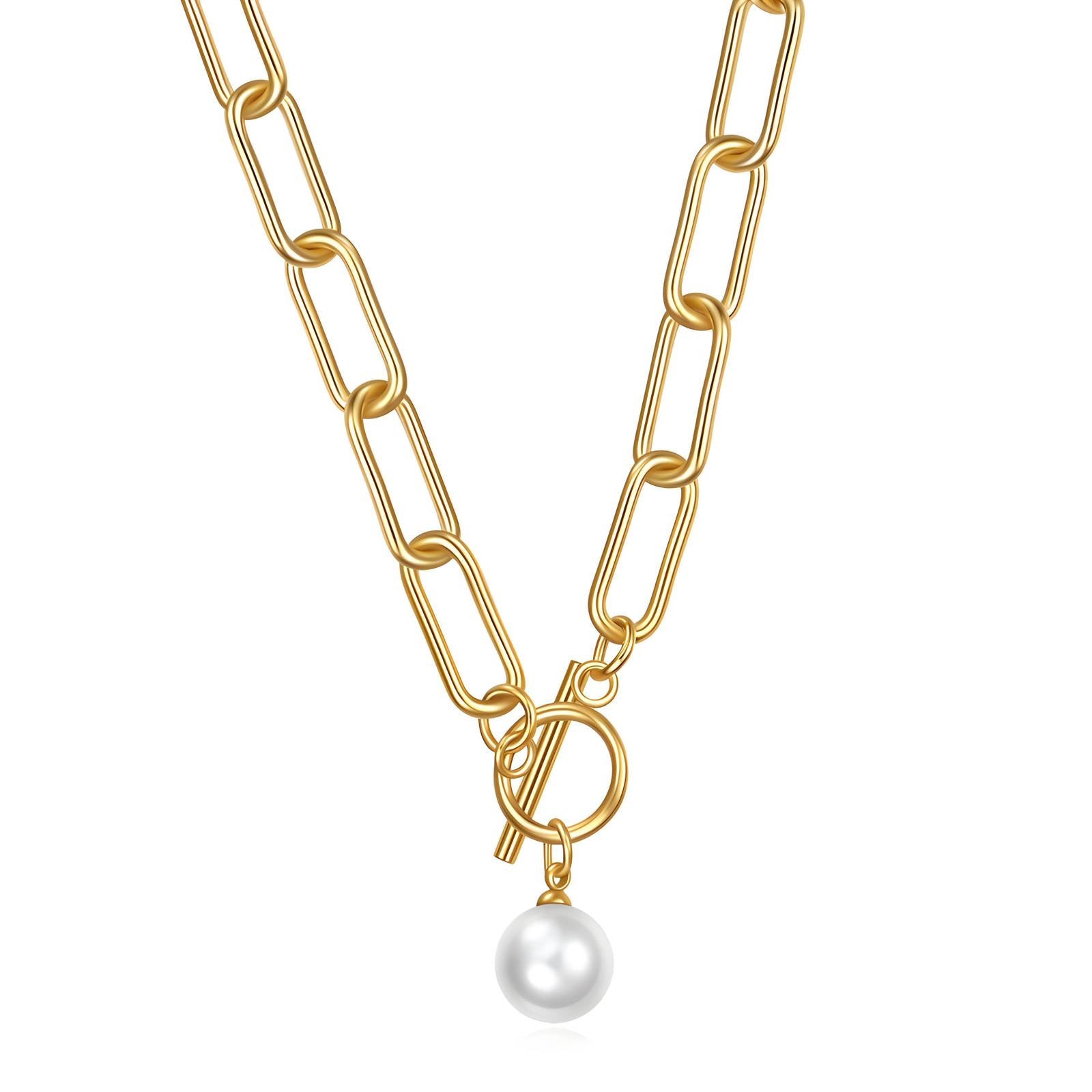 18K gold plated Stainless steel necklace, Intensity - The Best Accessory