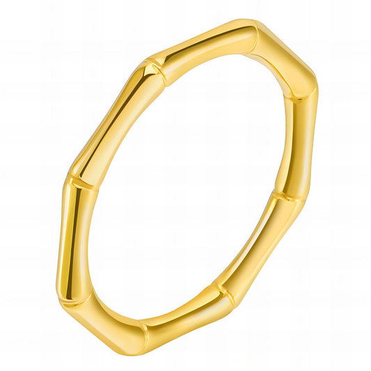 18K gold plated Stainless steel finger ring, Intensity - The Best Accessory