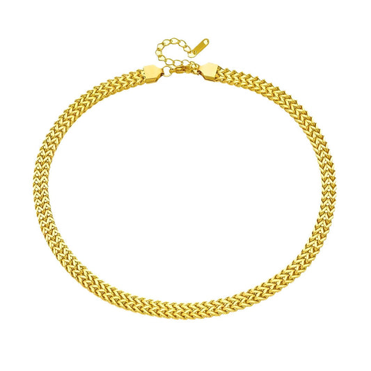 18K gold plated Stainless steel necklace, Intensity - The Best Accessory