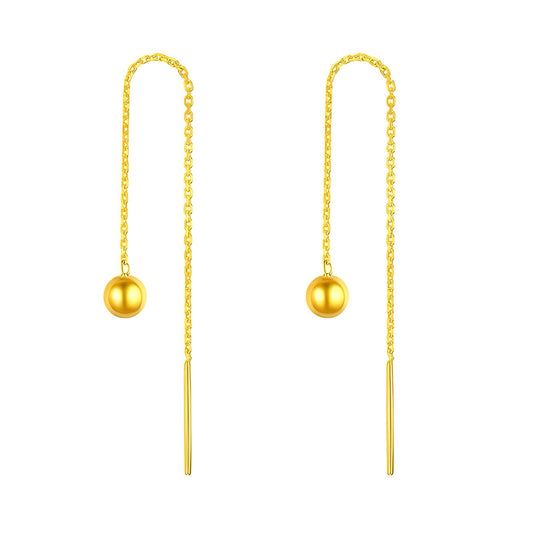 18K Gold Plated Stainless Steel Drop Earrings, Intensity - The Best Accessory