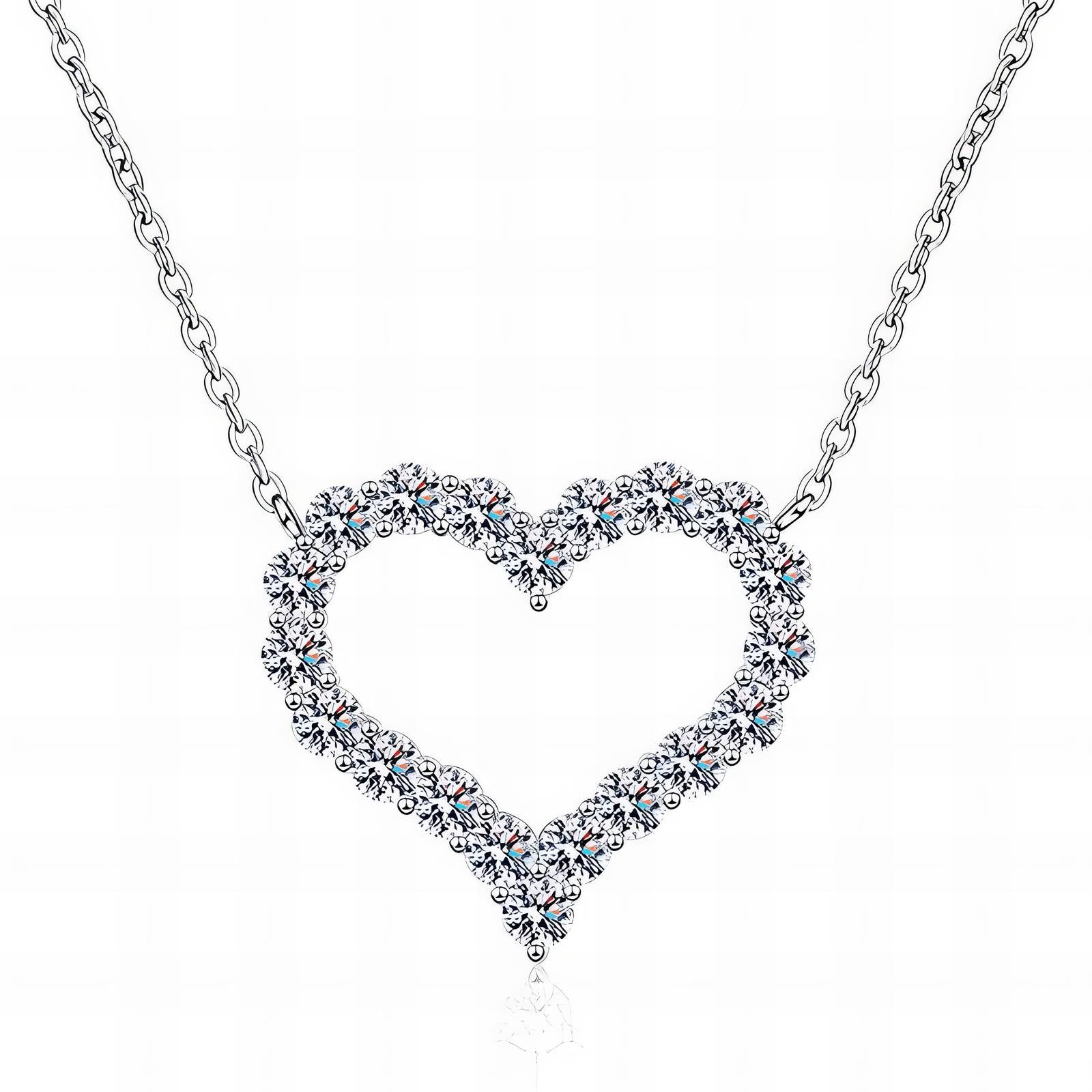 Stainless steel  Heart necklace, Intensity - The Best Accessory