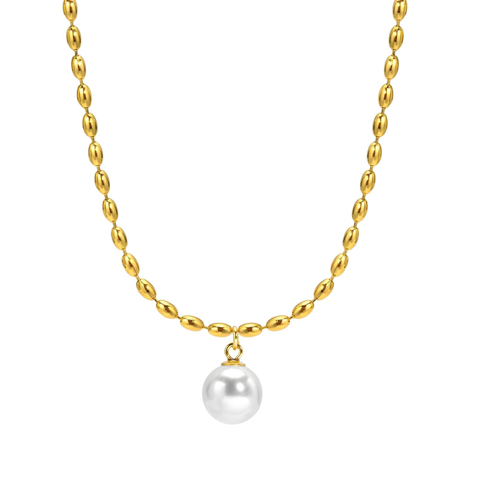 18K gold plated Stainless steel necklace, Intensity - The Best Accessory