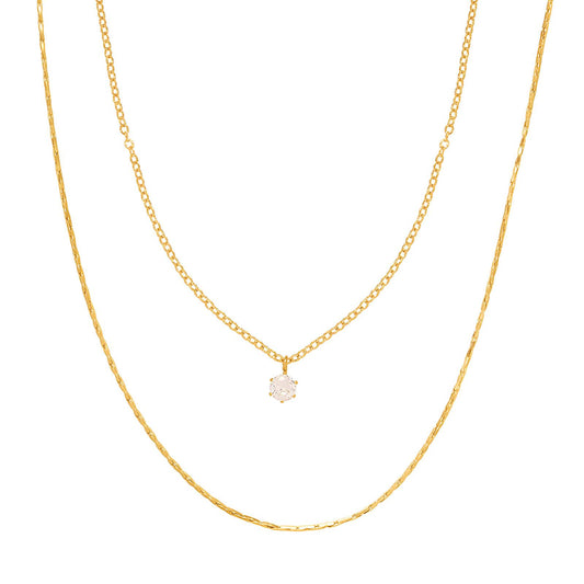 18K gold plated Stainless steel necklace, Intensity - The Best Accessory