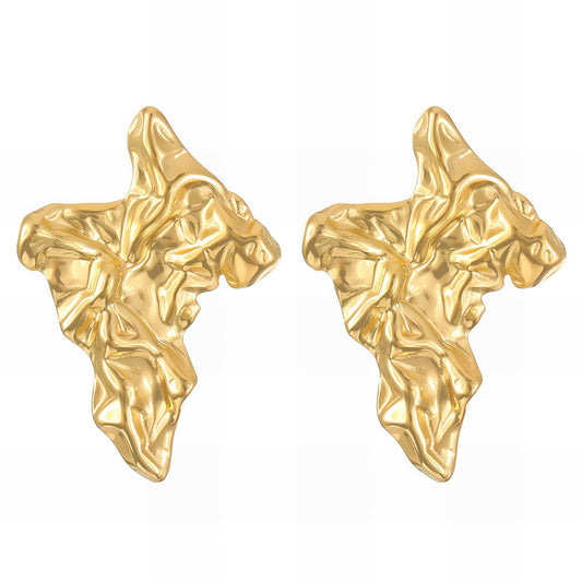 18K Gold Plated Stainless Steel Earrings, Intensity - The Best Accessory