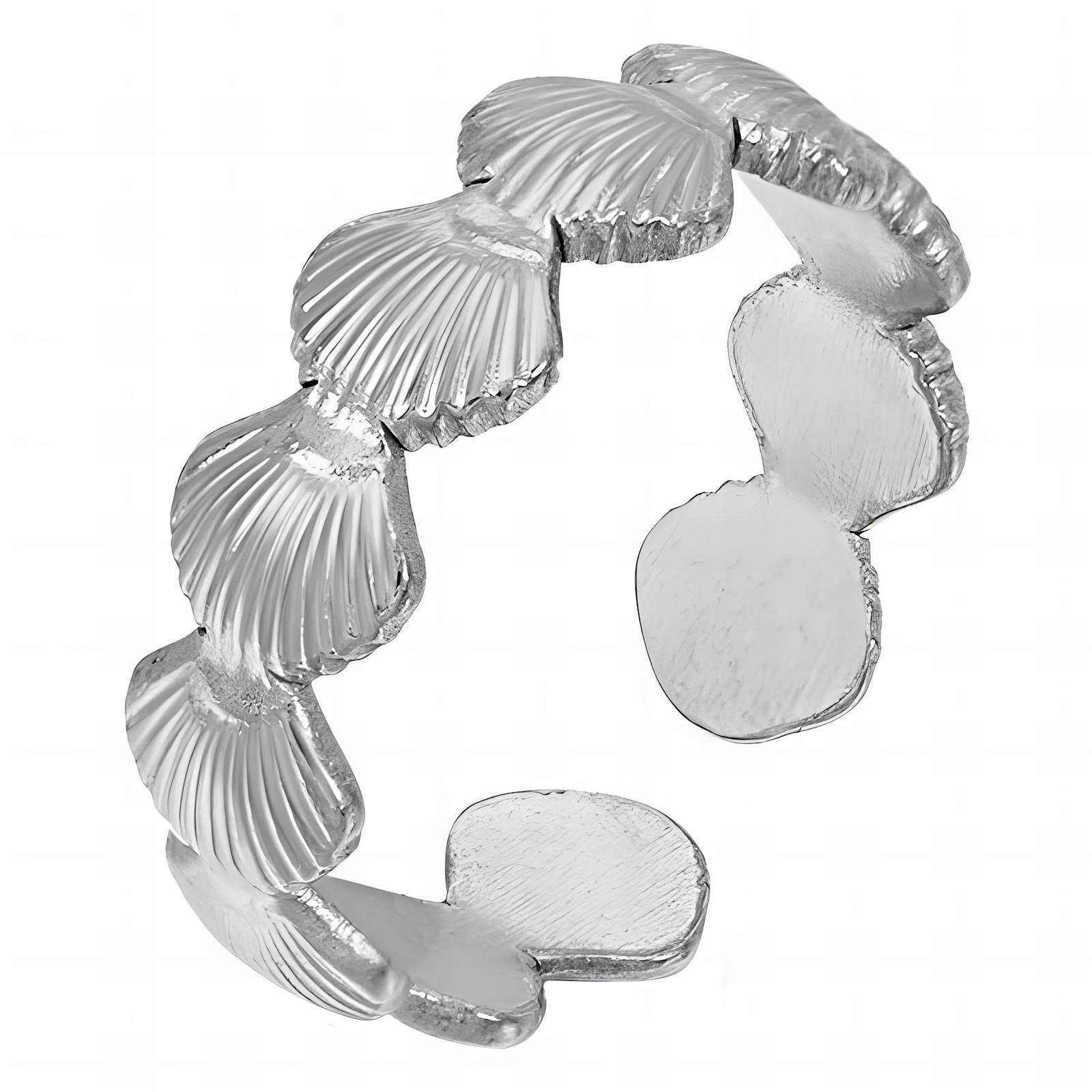 Stainless steel  Seashells finger ring, Intensity - The Best Accessory