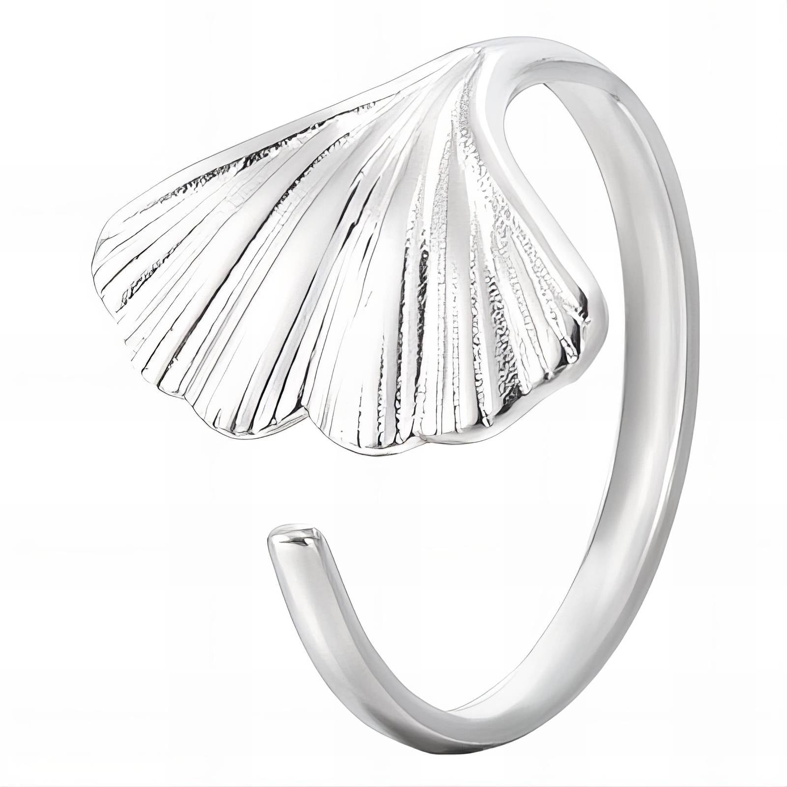 Stainless steel  Seashells finger ring, Intensity - The Best Accessory