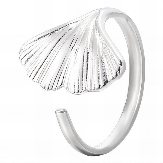 Stainless steel  Seashells finger ring, Intensity - The Best Accessory