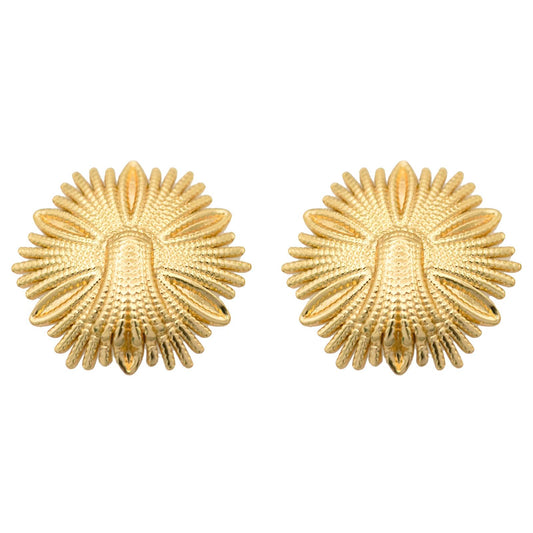 18K Gold Plated Stainless Steel StudEarrings, Intensity - The Best Accessory