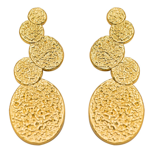 18K Gold Plated Stainless Steel Earrings, Intensity - The Best Accessory