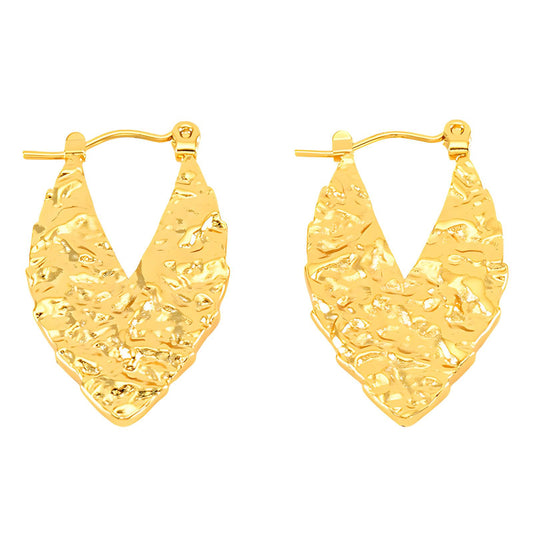 18K Gold Plated Stainless Steel Earrings, Intensity - The Best Accessory