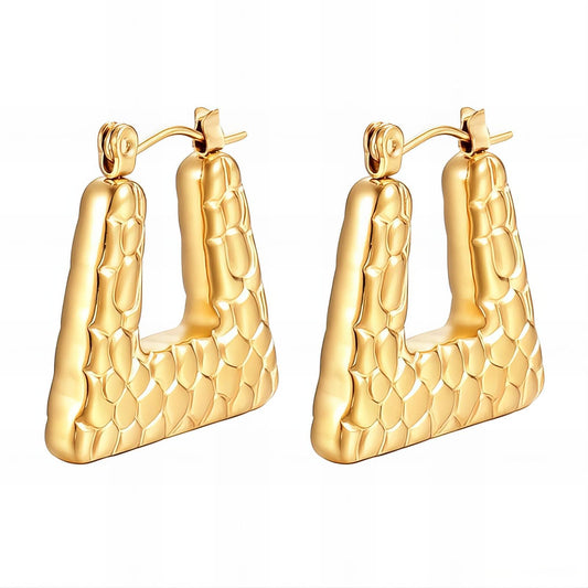 18K gold plated Stainless steel earrings, Intensity - The Best Accessory