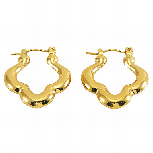 18K gold plated Stainless steel earrings, Intensity - The Best Accessory