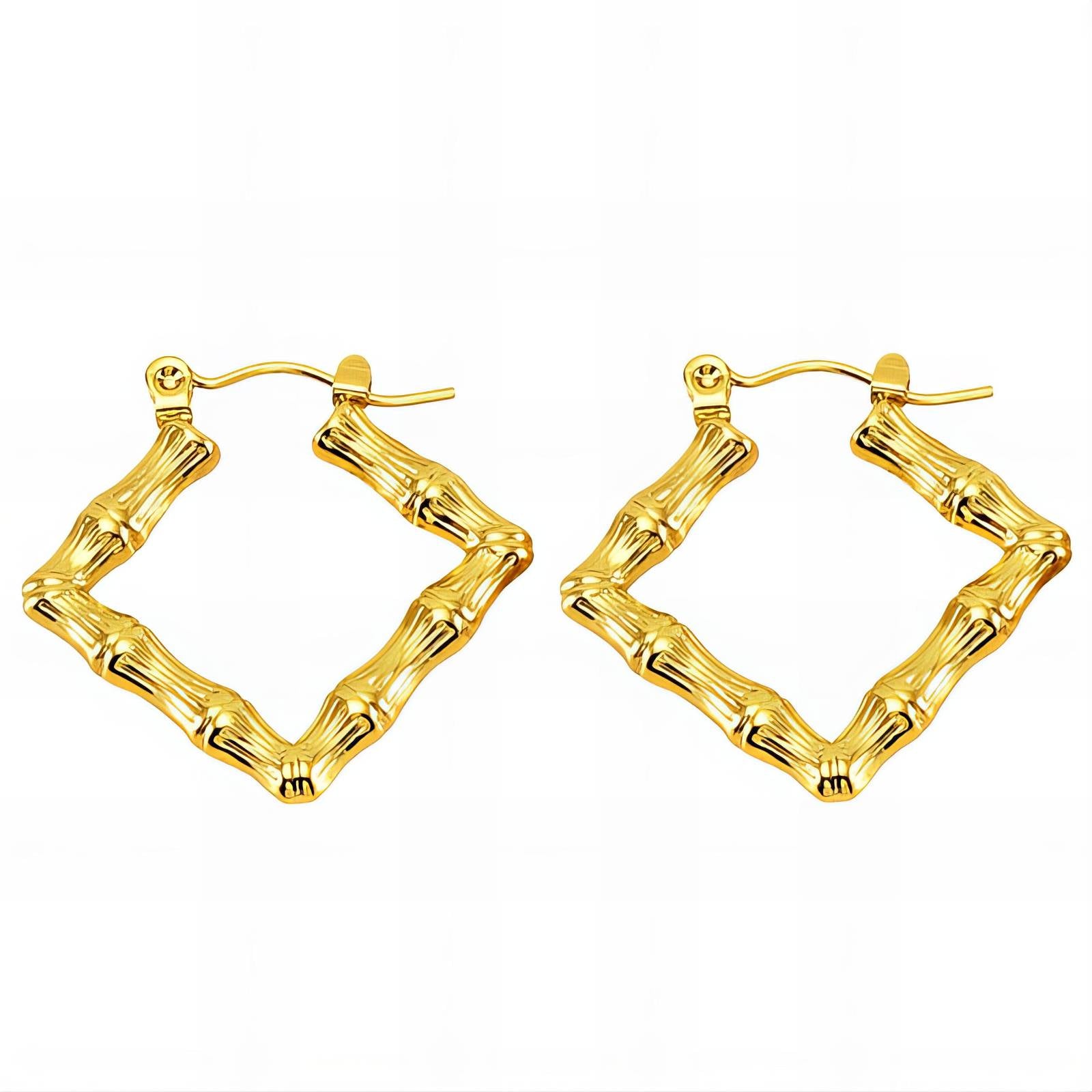 18K Gold Plated Stainless Steel Earrings, Intensity - The Best Accessory