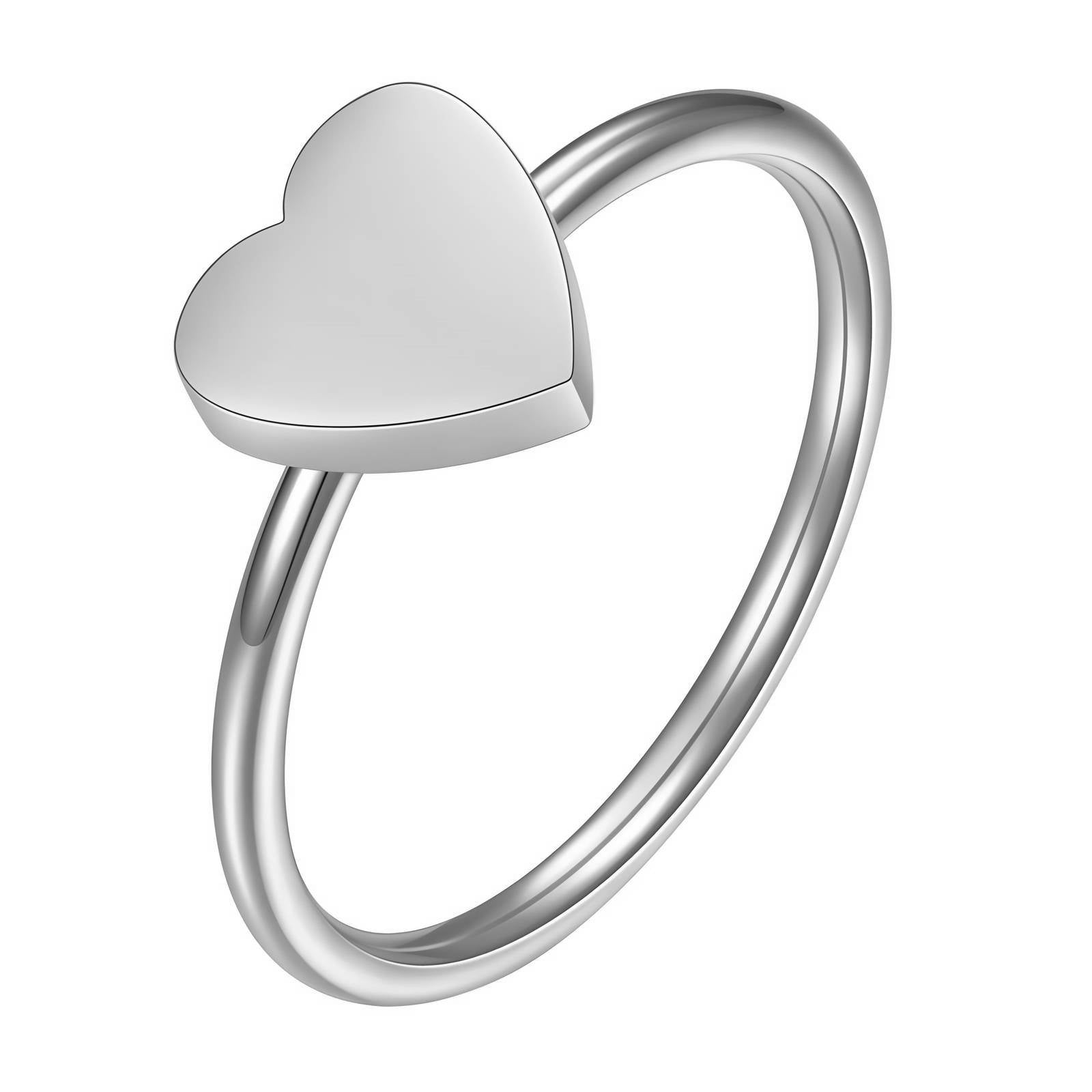 Stainless steel  Hearts finger ring, Intensity - The Best Accessory