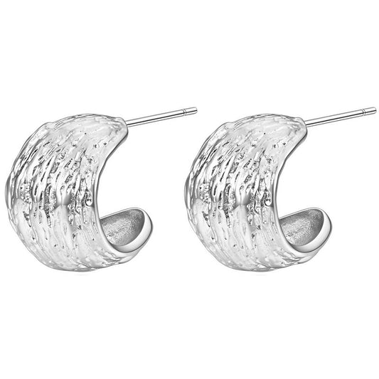 Stainless Steel Hoop  Earrings, Intensity - The Best Accessory