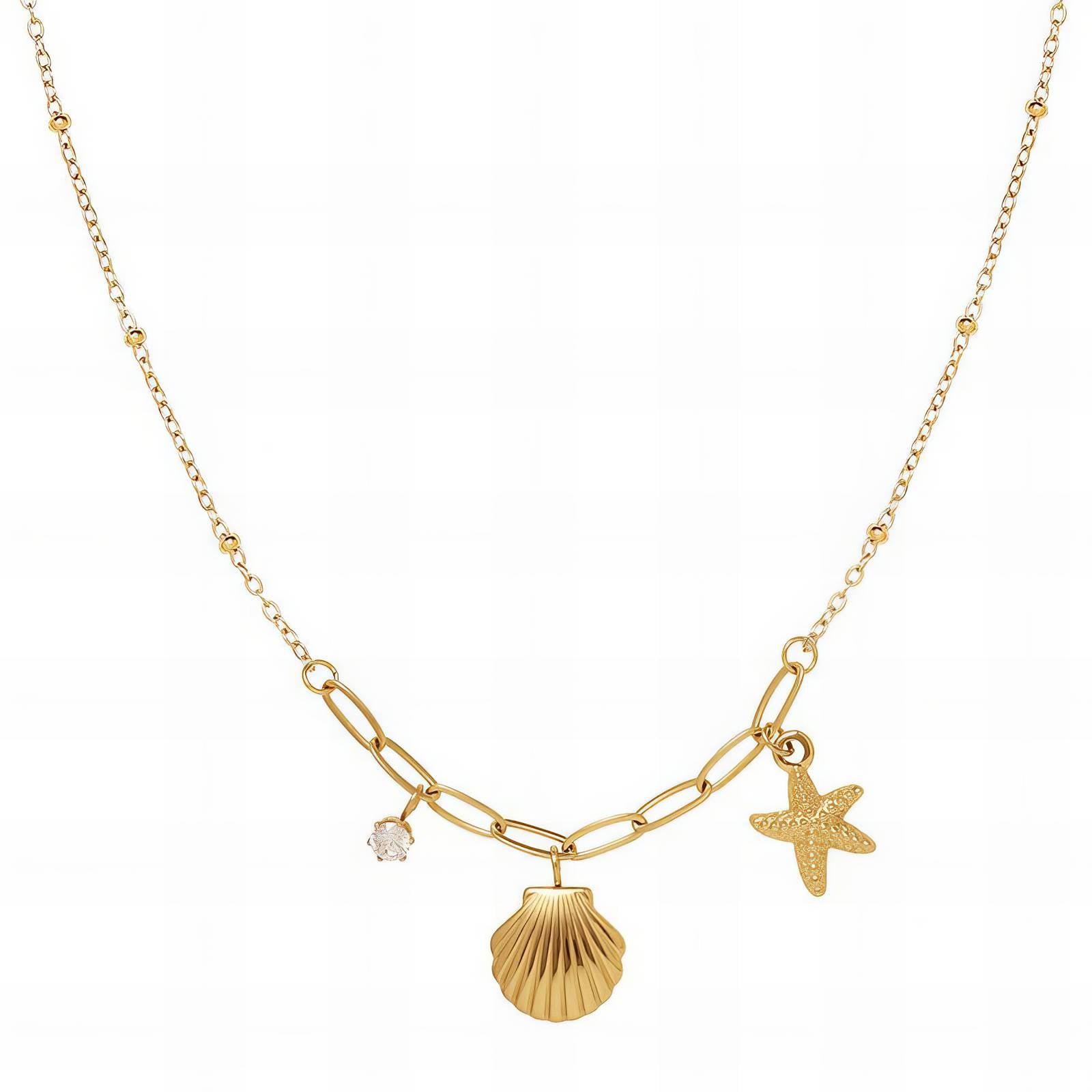 18K gold plated Stainless steel necklace, Intensity - The Best Accessory
