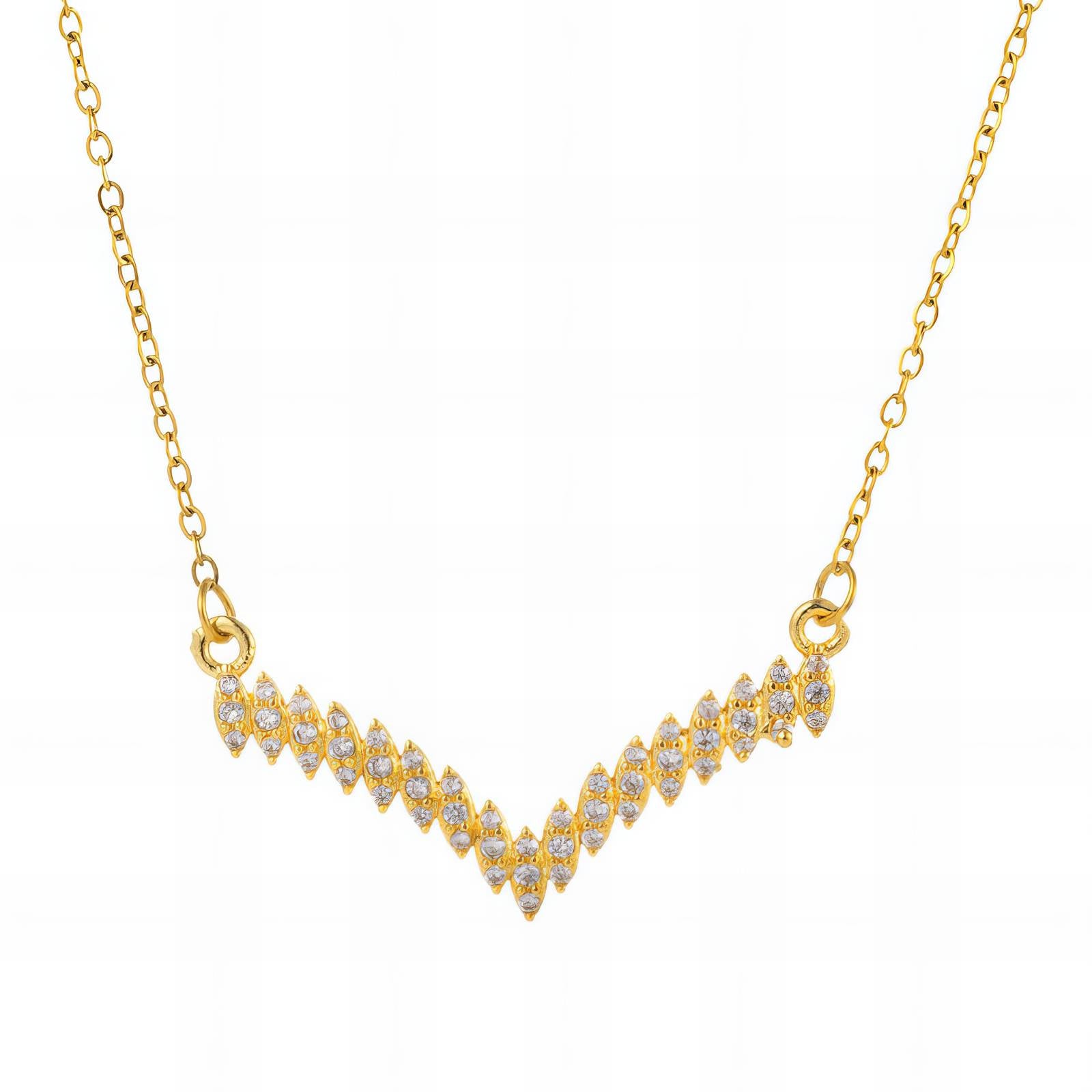 18K gold plated Stainless steel necklace, Intensity - The Best Accessory