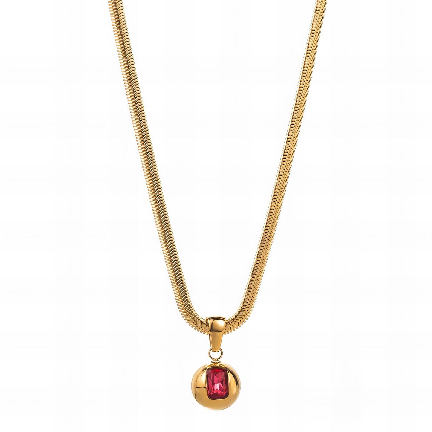 18K gold plated Stainless steel necklace, Intensity - The Best Accessory