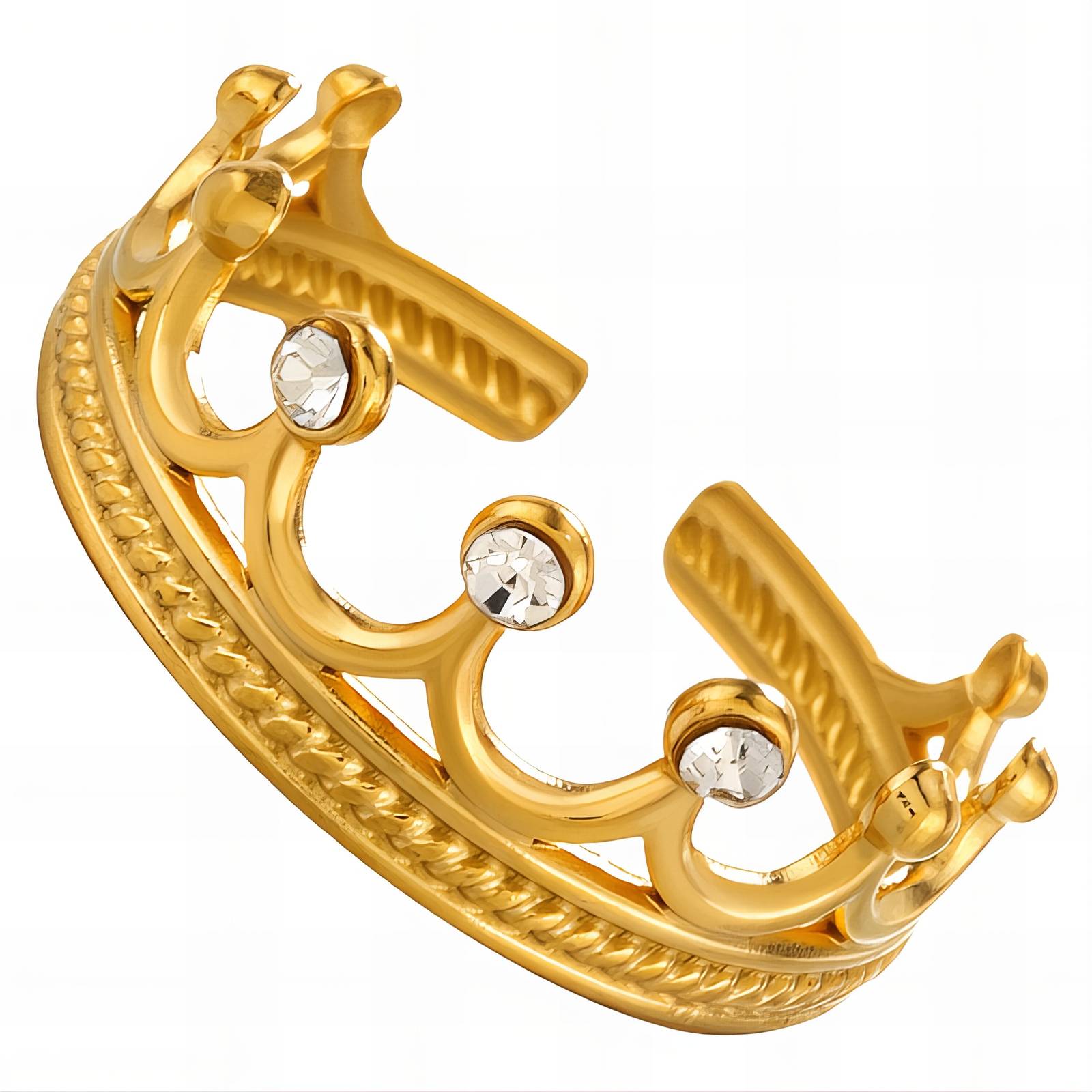 18K gold plated Stainless steel finger ring, Intensity - The Best Accessory